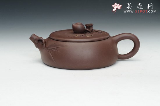 紫砂壶图片：竹寿 - 宜兴紫砂壶网