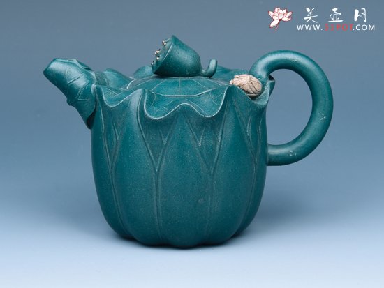 紫砂壶图片：荷花莲子 - 宜兴紫砂壶网