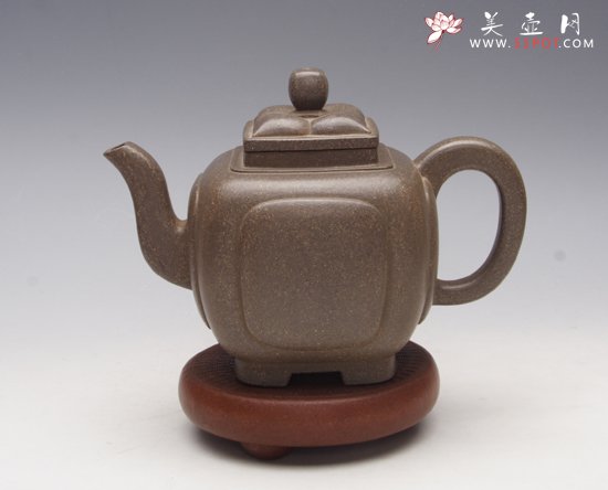 紫砂壶图片：四方凸奎 - 宜兴紫砂壶网