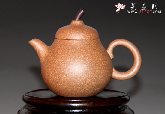 紫砂壶图片：梨形壶 - 宜兴紫砂壶网