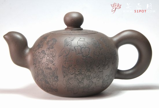 紫砂壶图片：一粒珠 - 宜兴紫砂壶网