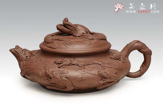 紫砂壶图片：九龙 副本 拷贝 - 宜兴紫砂壶网