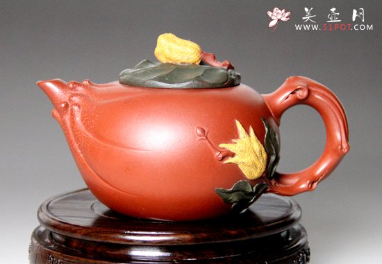 紫砂壶图片：佛手 - 宜兴紫砂壶网