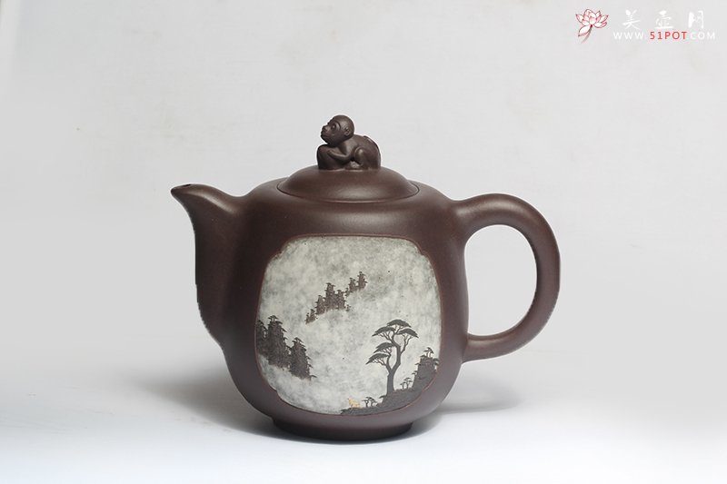 紫砂壶图片：金猴献瑞 - 宜兴紫砂壶网