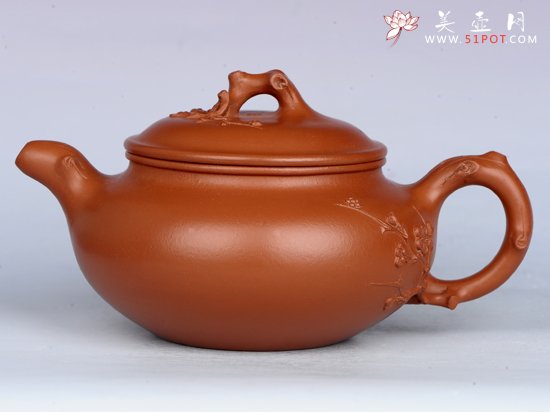 紫砂壶图片：仿古（喜梅） - 宜兴紫砂壶网