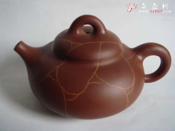紫砂壶图片：冰片石瓢 - 宜兴紫砂壶网