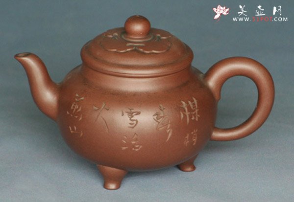 紫砂壶图片：仿大彬如意壶 - 宜兴紫砂壶网