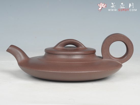 紫砂壶图片：虚扁 - 宜兴紫砂壶网
