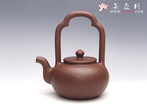 紫砂壶图片：吴泾提梁 家藏老紫... - 宜兴紫砂壶网