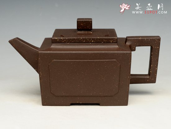 紫砂壶图片：方韵（正方） 泥料... - 宜兴紫砂壶网