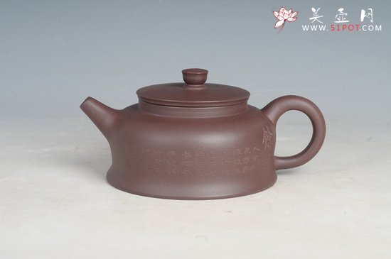 紫砂壶图片：扁福 - 宜兴紫砂壶网