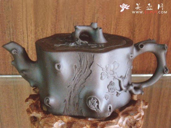 紫砂壶图片：玉梅 - 宜兴紫砂壶网