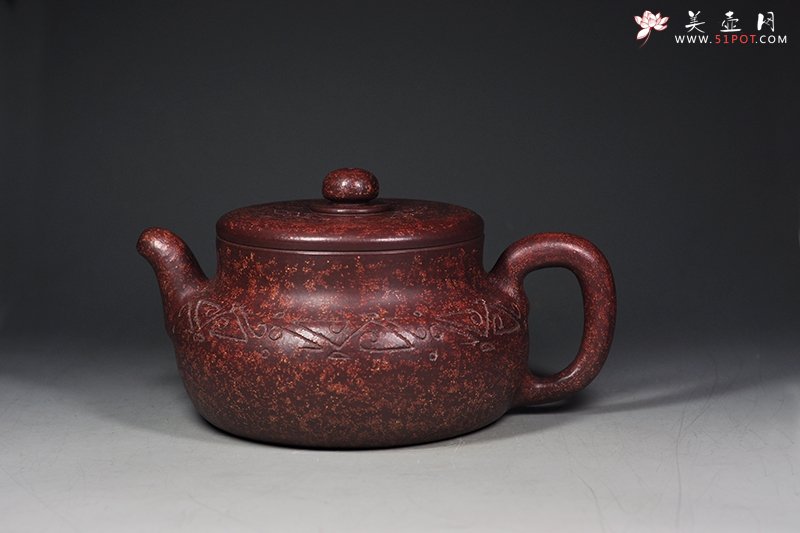 紫砂壶图片：彭年金砂纳底汤婆壶 - 宜兴紫砂壶网
