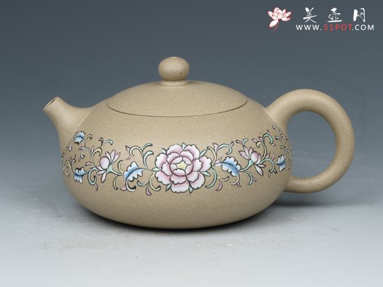 紫砂壶图片：倒把西施 - 宜兴紫砂壶网