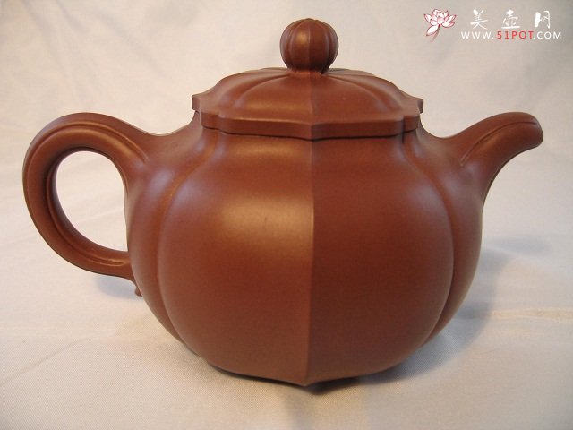 紫砂壶图片：菱花福韵壶 - 宜兴紫砂壶网