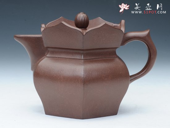 紫砂壶图片：僧帽壶（封底） - 宜兴紫砂壶网