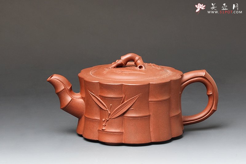 紫砂壶图片：君风十二竹 - 宜兴紫砂壶网