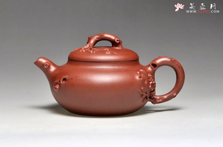 紫砂壶图片：全手工《凝香》泥料：底槽清 300 - 宜兴紫砂壶网