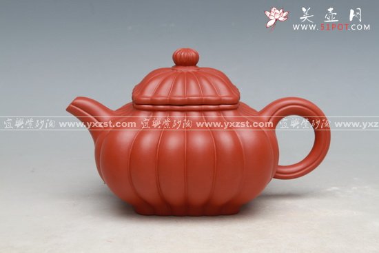 紫砂壶图片：锦囊石瓢 - 宜兴紫砂壶网