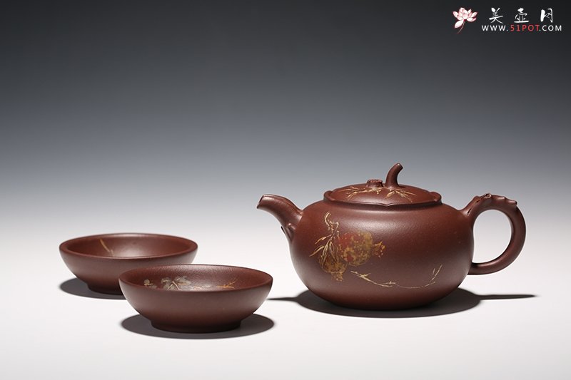 紫砂壶图片：石榴壶 - 宜兴紫砂壶网