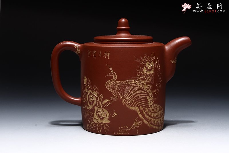 紫砂壶图片：富贵吉祥 - 宜兴紫砂壶网