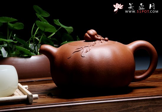 紫砂壶图片：全年福 - 宜兴紫砂壶网