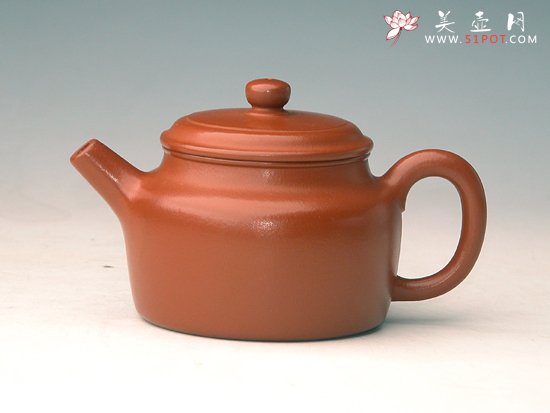 紫砂壶图片：朱泥德钟 - 宜兴紫砂壶网
