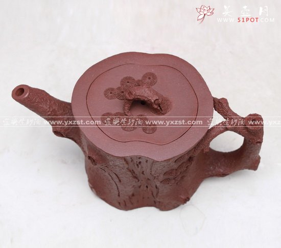 紫砂壶图片：松桩六 - 宜兴紫砂壶网
