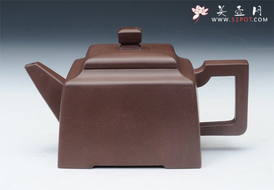 紫砂壶图片：四方 - 宜兴紫砂壶网