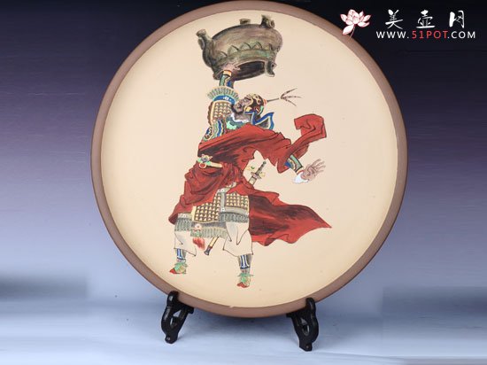 紫砂壶图片：挂盘 - 宜兴紫砂壶网