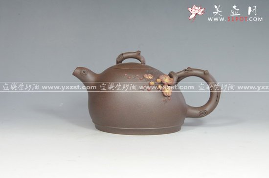 紫砂壶图片：沉香 - 宜兴紫砂壶网