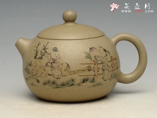 紫砂壶图片：高倒把西施 - 宜兴紫砂壶网