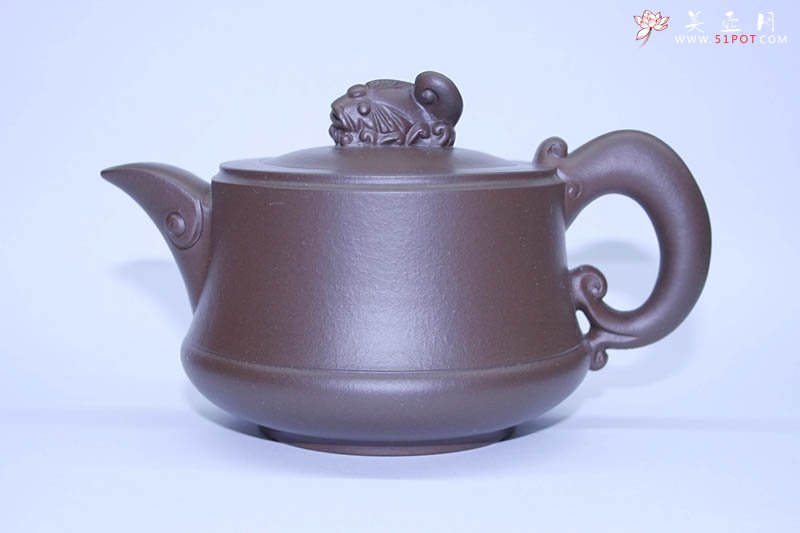 紫砂壶图片：鱼龙情 - 宜兴紫砂壶网