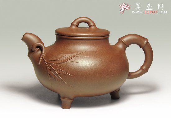 紫砂壶图片：清风竹影 - 宜兴紫砂壶网