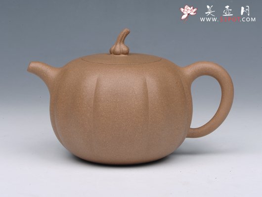 紫砂壶图片：南瓜壶 - 宜兴紫砂壶网
