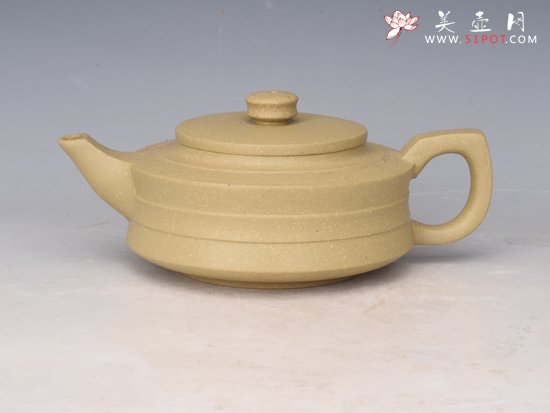 紫砂壶图片：汉君 容量：300cc  芝麻段 - 宜兴紫砂壶网