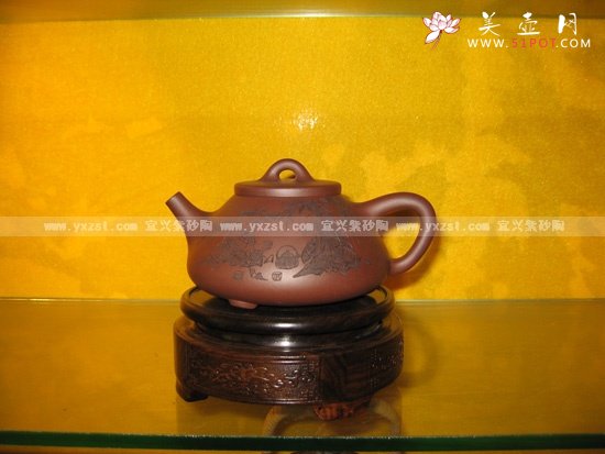 紫砂壶图片：子冶石瓢 - 宜兴紫砂壶网