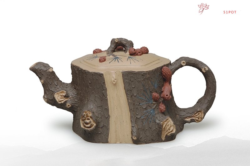 紫砂壶图片：松段 - 宜兴紫砂壶网