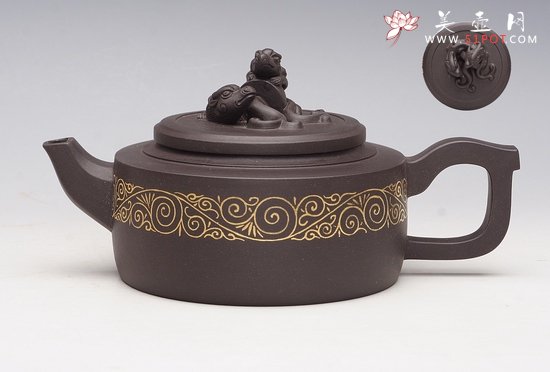 紫砂壶图片：螭龙楚韵 - 宜兴紫砂壶网