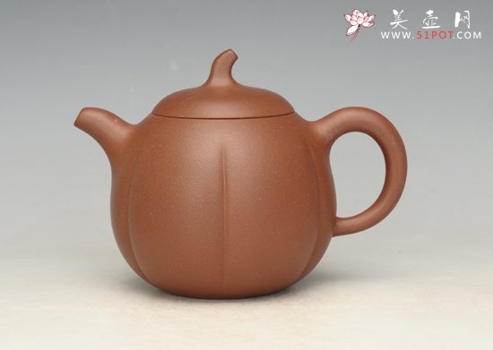 紫砂壶图片：筋瓜 - 宜兴紫砂壶网