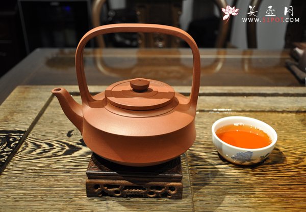 紫砂壶图片：提璧提梁 - 宜兴紫砂壶网