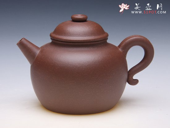 紫砂壶图片：大彬串钮 - 宜兴紫砂壶网