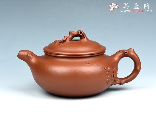 紫砂壶图片：梅花仿古 - 宜兴紫砂壶网