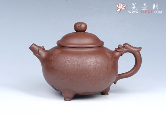 紫砂壶图片：盛世九龙 - 宜兴紫砂壶网