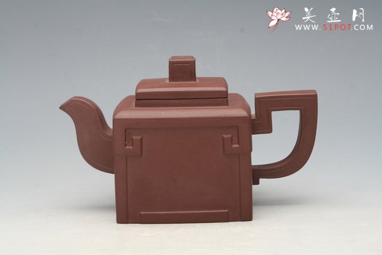 紫砂壶图片：四方如意 - 宜兴紫砂壶网