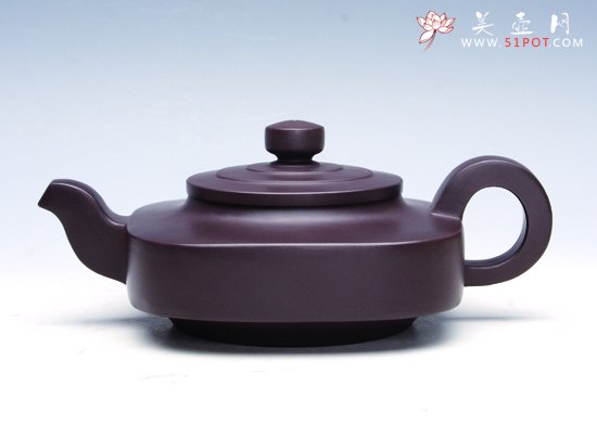 紫砂壶图片：方圆壶 - 宜兴紫砂壶网