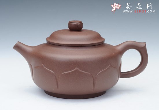 紫砂壶图片：莲花壶 - 宜兴紫砂壶网