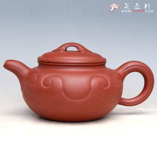 紫砂壶图片：仿古如意 - 宜兴紫砂壶网