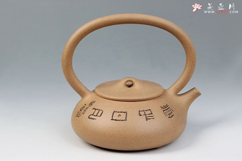 紫砂壶图片：石瓢提梁 - 宜兴紫砂壶网