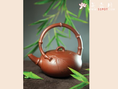 紫砂壶图片：竹提 - 宜兴紫砂壶网